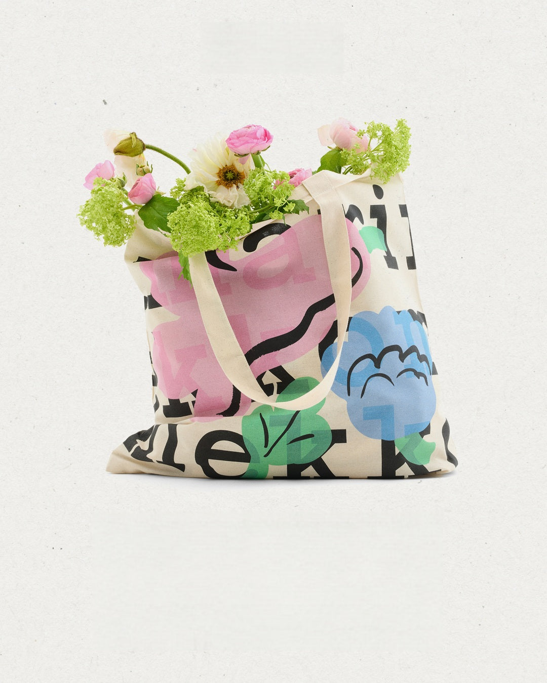 [ Not For Sale ] GWP MM Kukasta Kukkaan MARIMEKKO LOGO BAG 45X47 CM