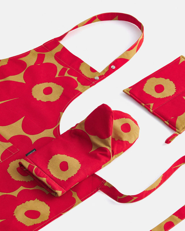 Pieni Unikko ovenmitten and pot holder - Marimekko MY