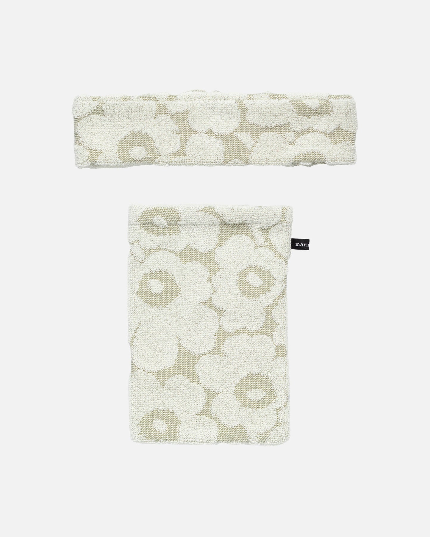 Mini Unikko Bath Mitt+Headband