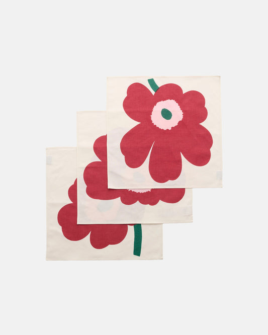 Unikko Fabric Napkin 3 Pcs