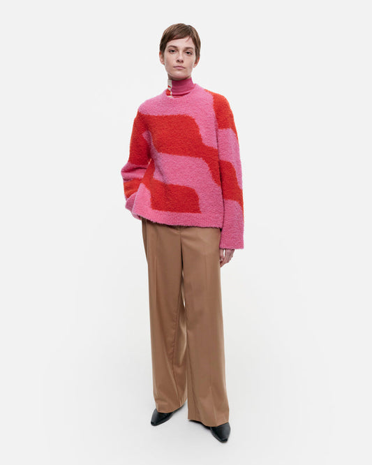 Intuitio Taifuuni knitted wool pullover - Marimekko MY