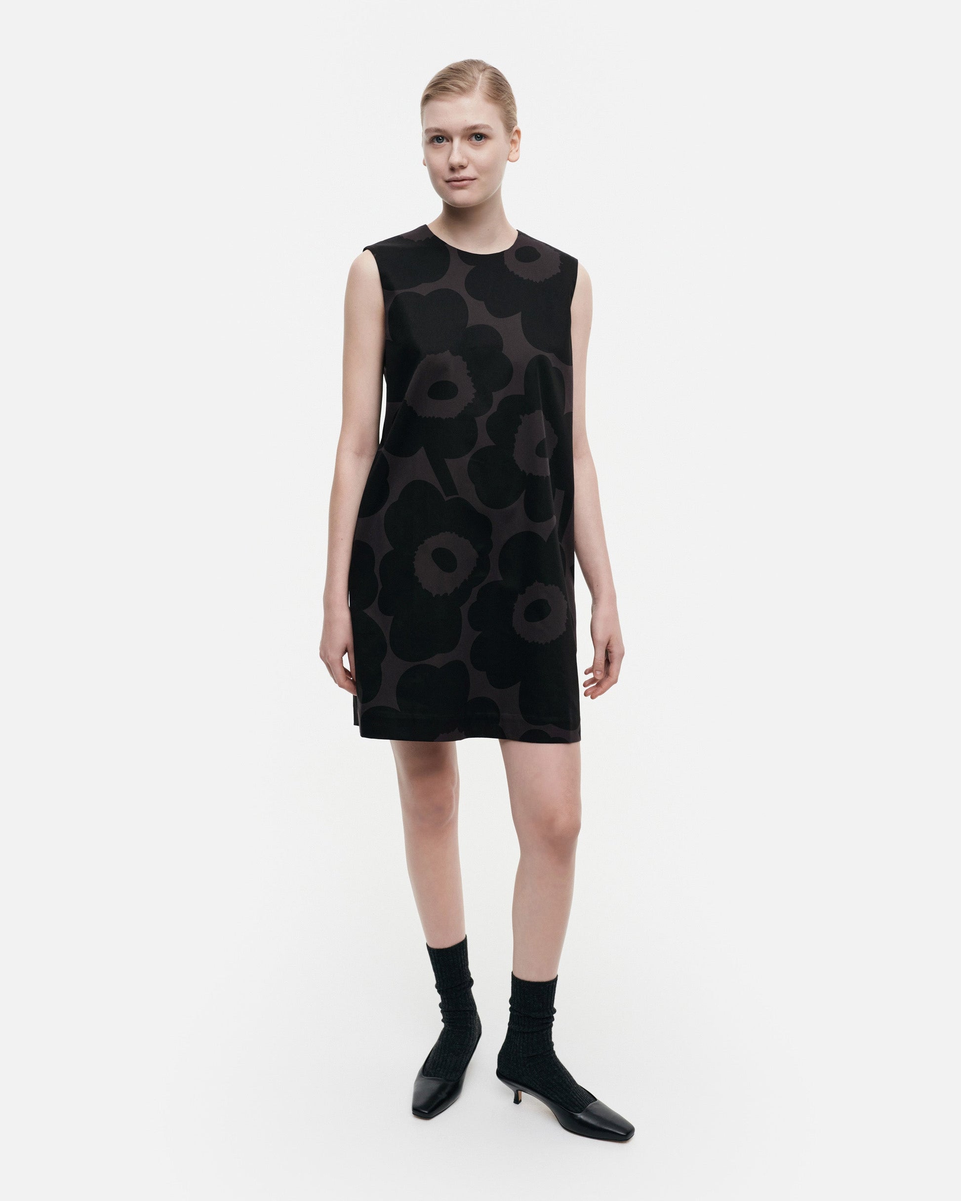 Siluetti Unikko Cotton Sateen Dress - Marimekko MY