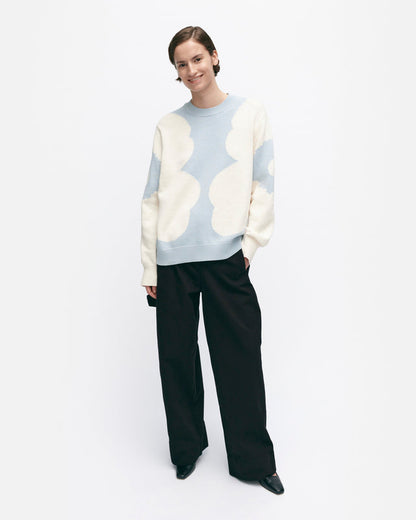 Arkki Heijastus Unikko Knitted Cotton Pullover - Marimekko MY