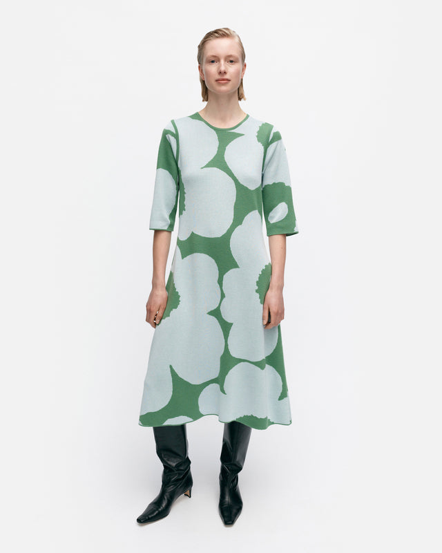 Pointti Unikko Knitted Wool Dress - Marimekko MY