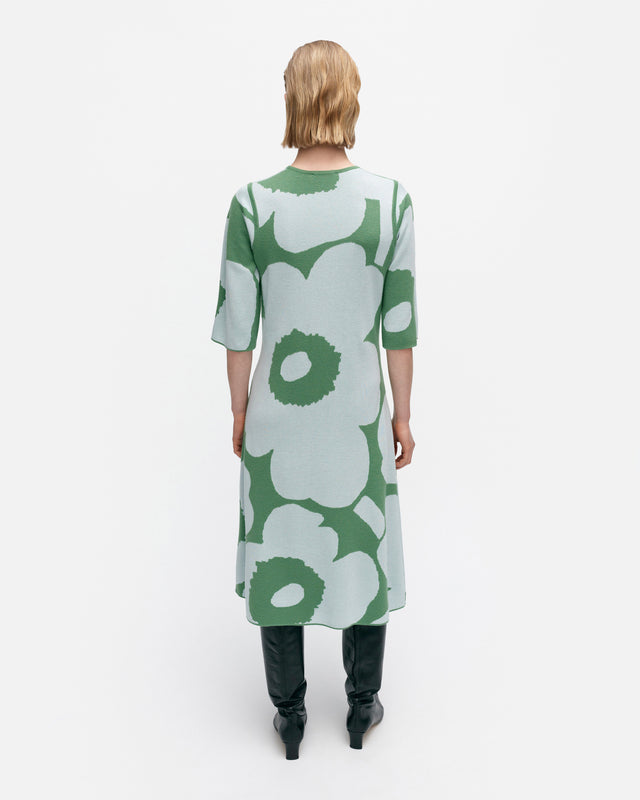 Pointti Unikko Knitted Wool Dress - Marimekko MY