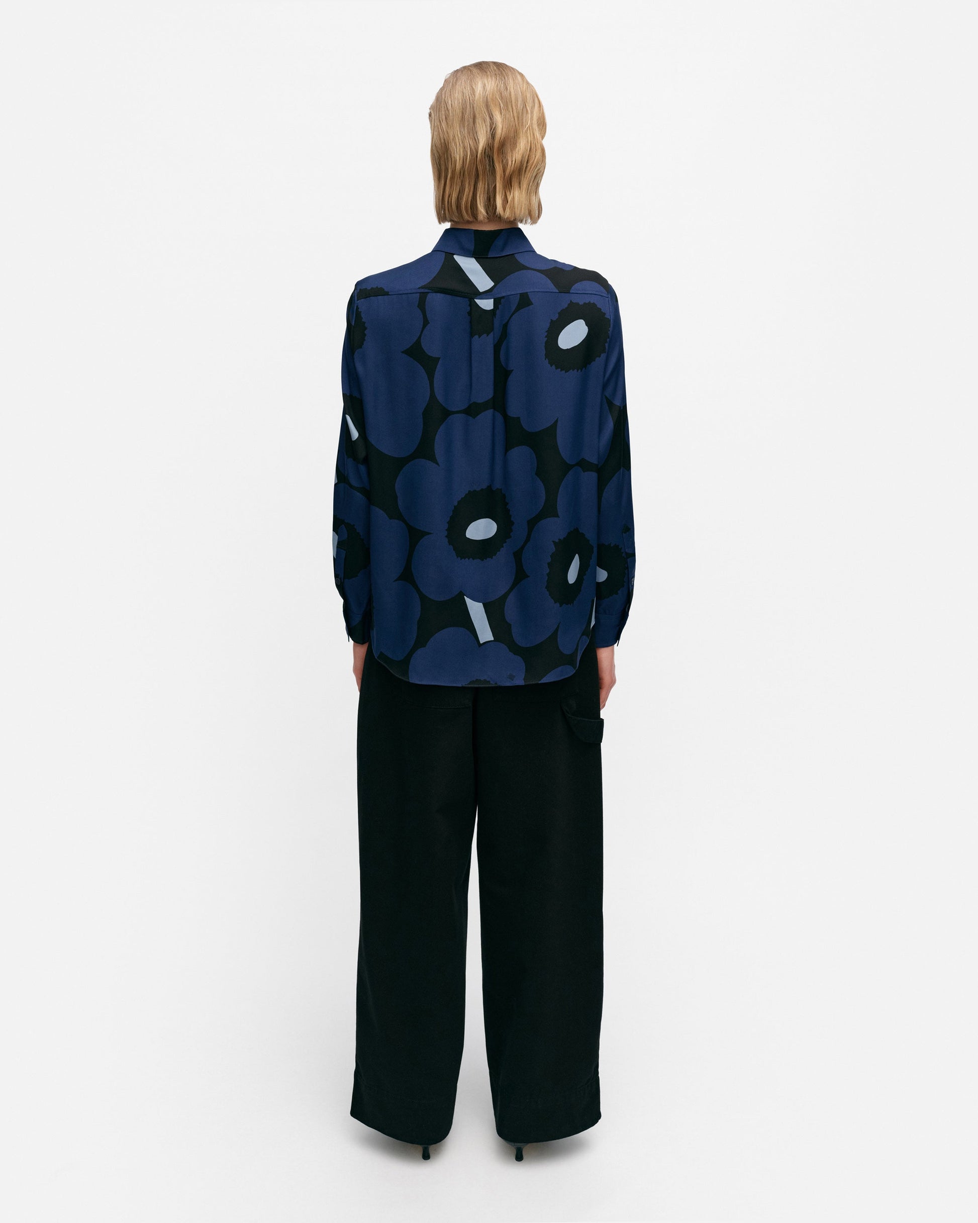 Maija Unikko Silk Shirt - Marimekko MY