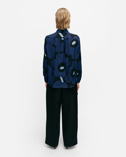 Maija Unikko Silk Shirt - Marimekko MY