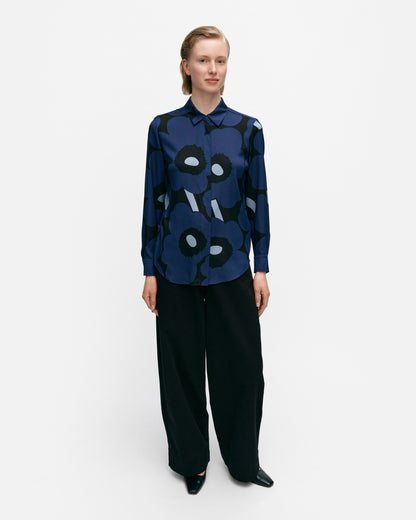 Maija Unikko Silk Shirt - Marimekko MY