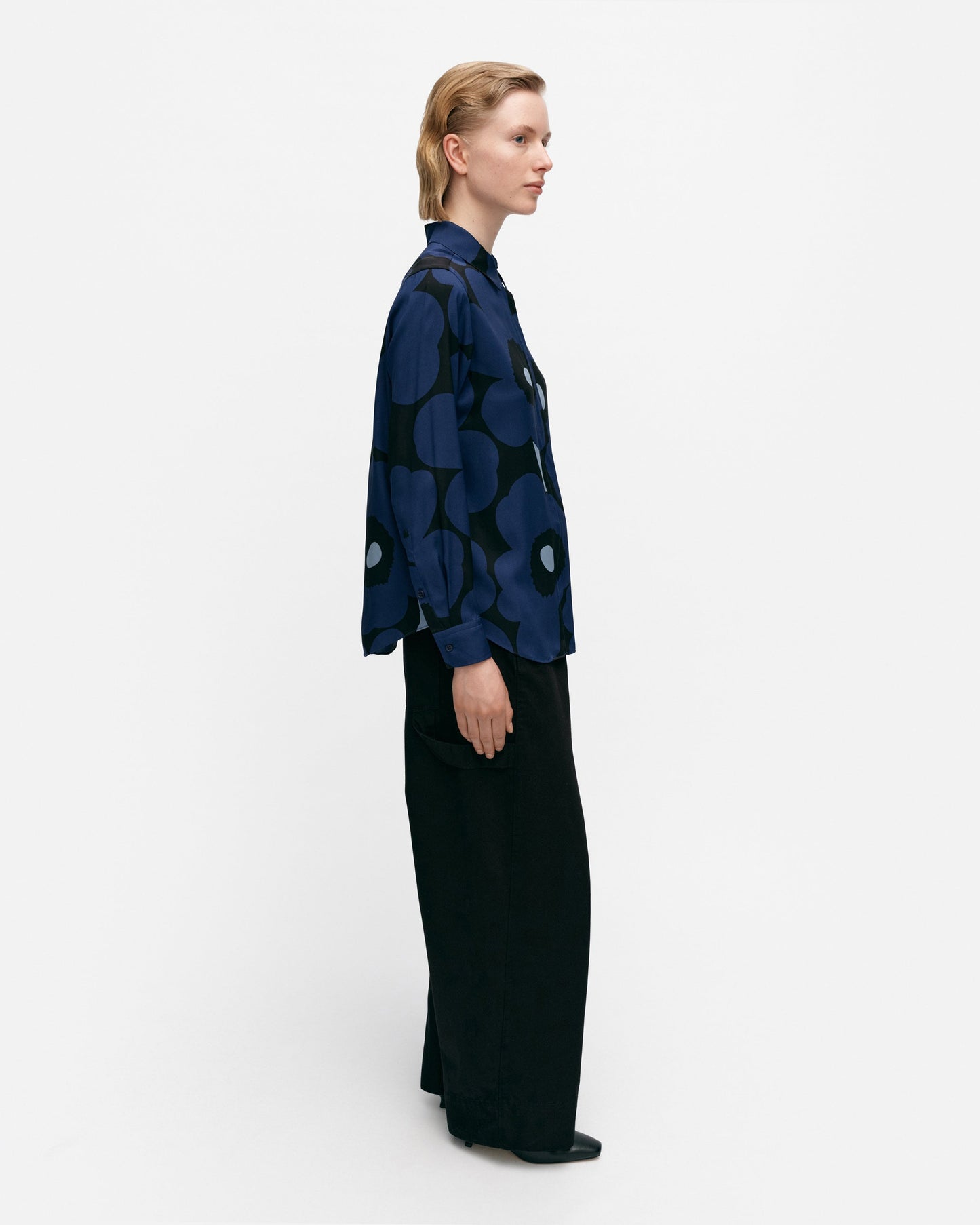 Maija Unikko Silk Shirt - Marimekko MY