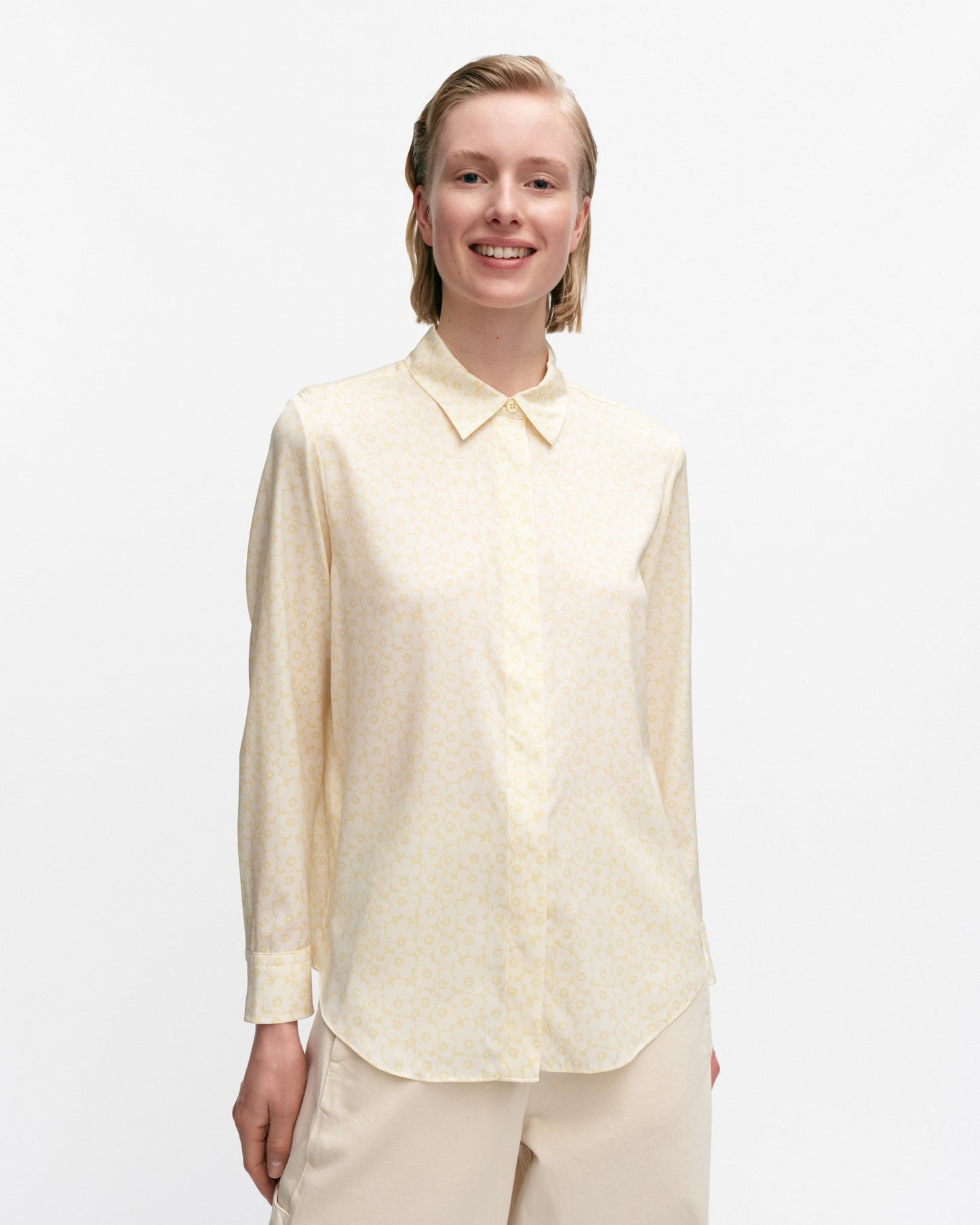 Maija Pikkuinen Unikko Silk Shirt - Marimekko MY