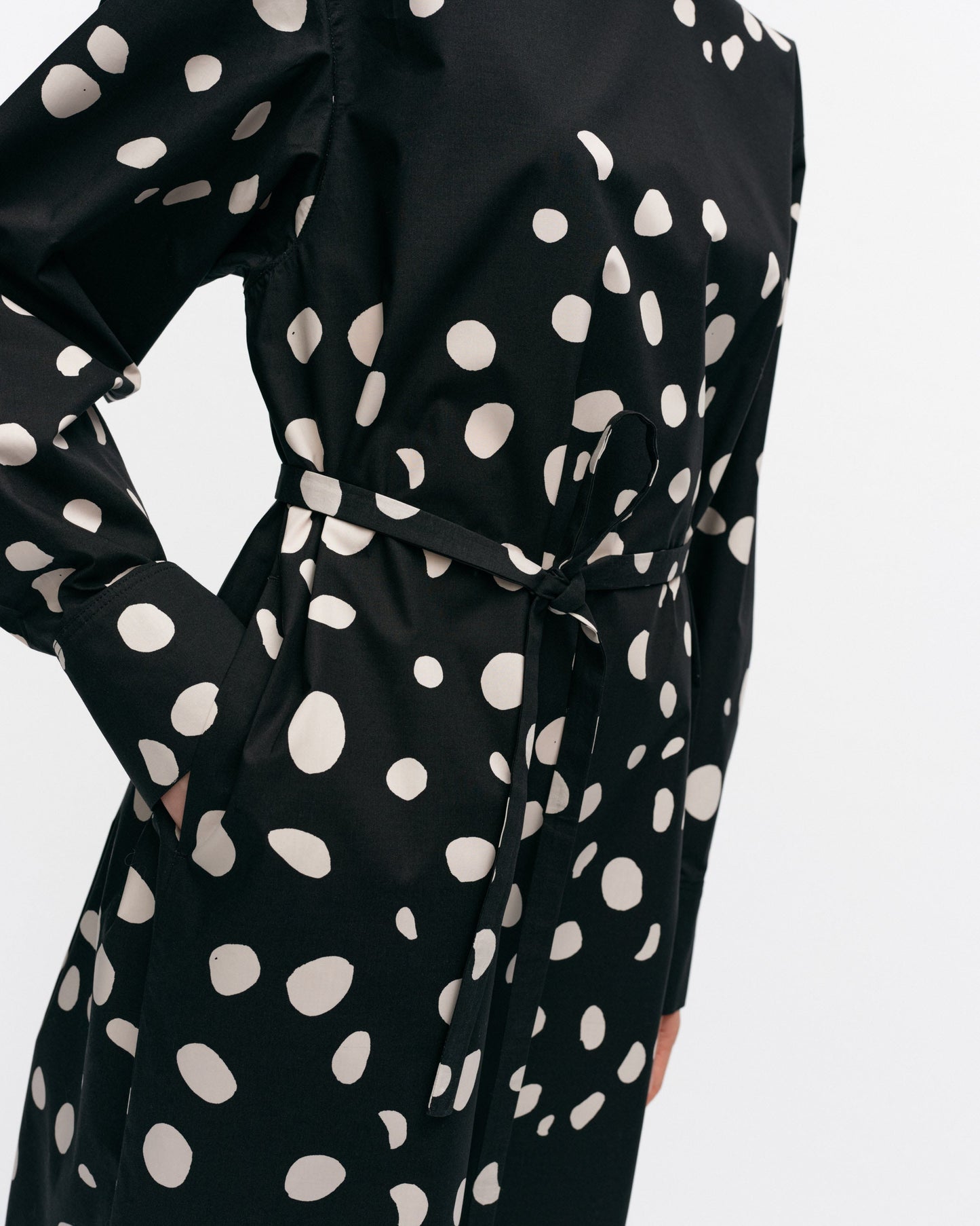 Febina Pilkku Cotton Poplin Dress - Marimekko MY