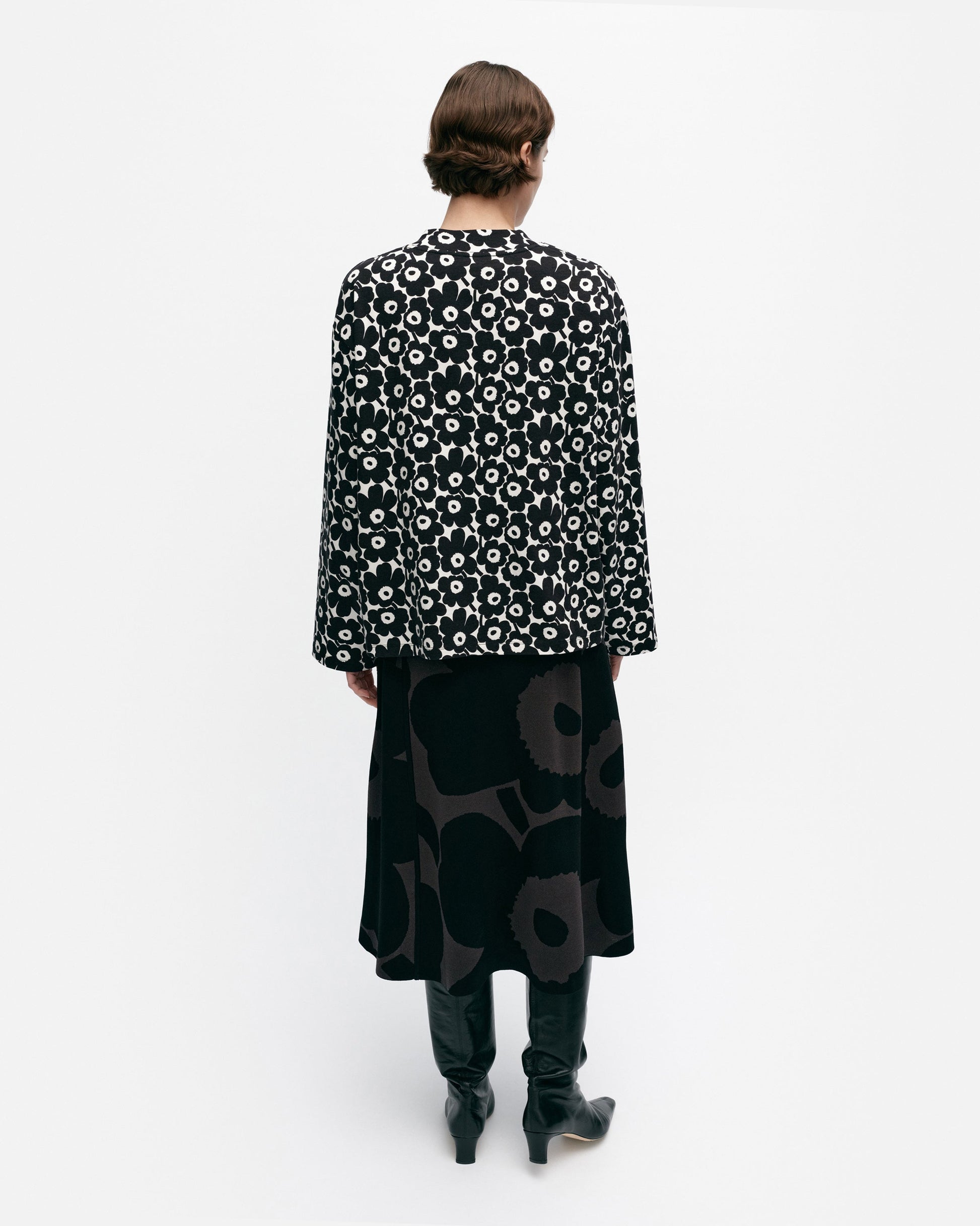 Valkea Unikko Jersey Top - Marimekko MY