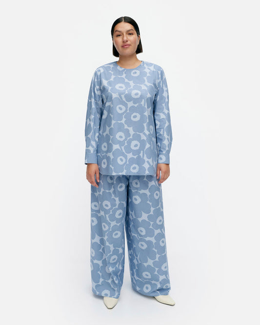 Kehu Unikko Cotton Poplin Blouse - Marimekko MY