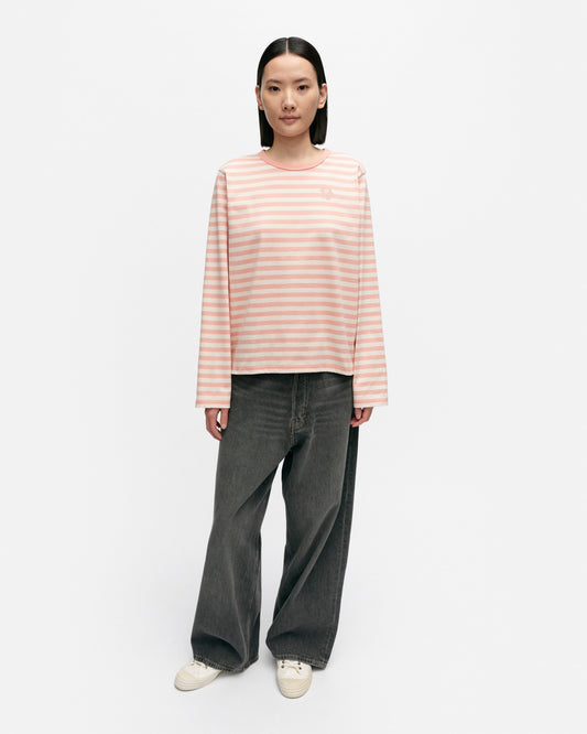 Tasaraita Relaxed Longsleeve Jersey Top - Marimekko MY