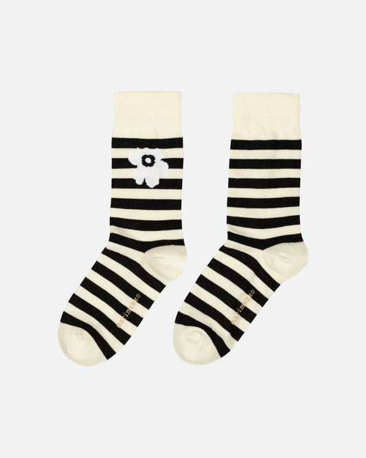 Kasvaa Tasaraita Unikko One Socks - Marimekko MY