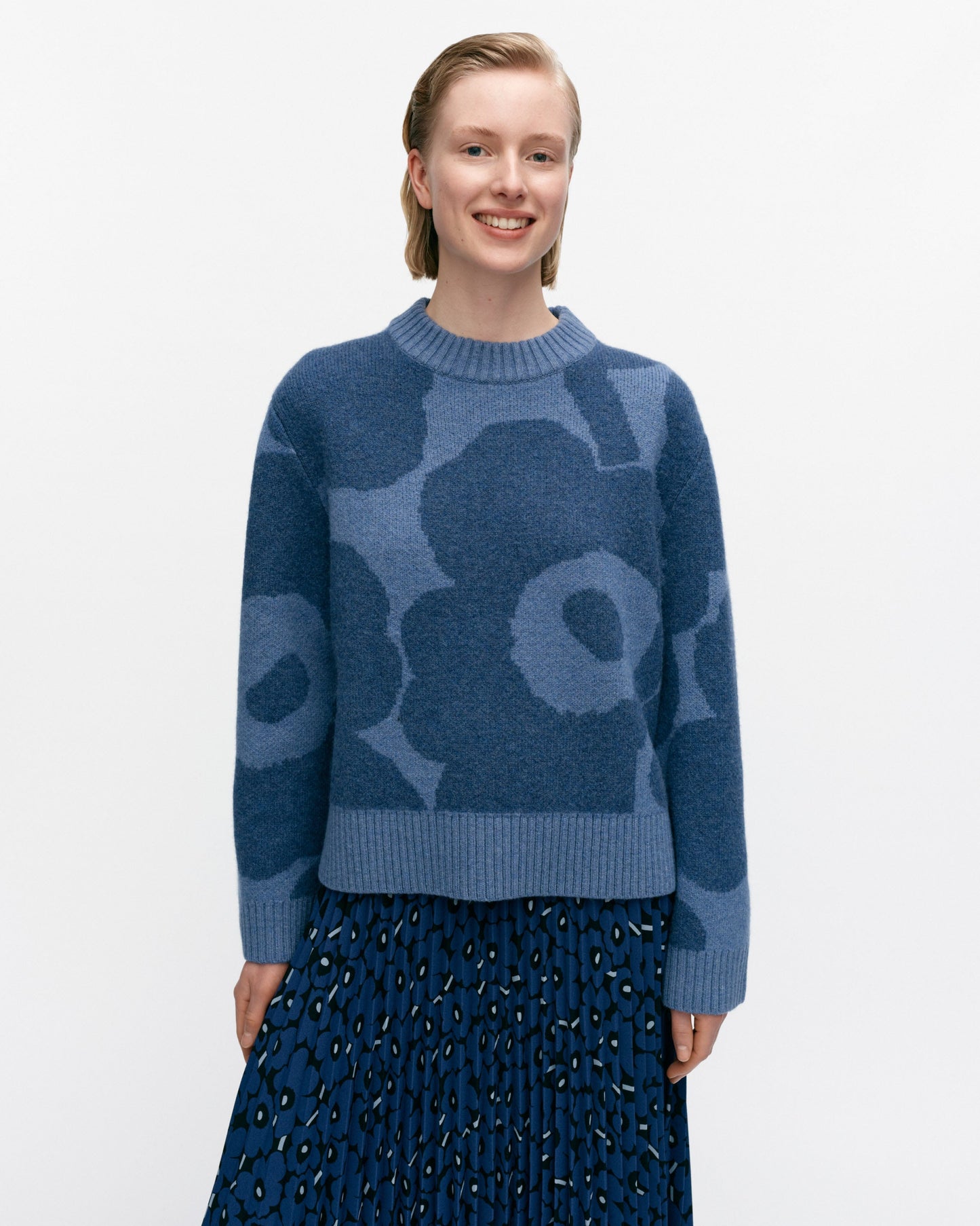 Virtaus Unikko Knitted Wool Pullover - Marimekko MY