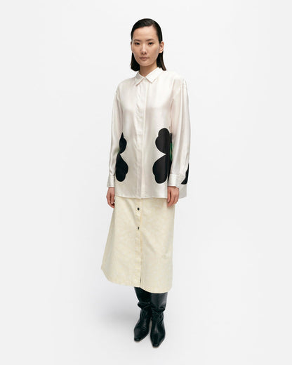 Outi Heijastus Unikko Silk Shirt - Marimekko MY