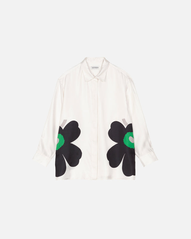 Outi Heijastus Unikko Silk Shirt - Marimekko MY