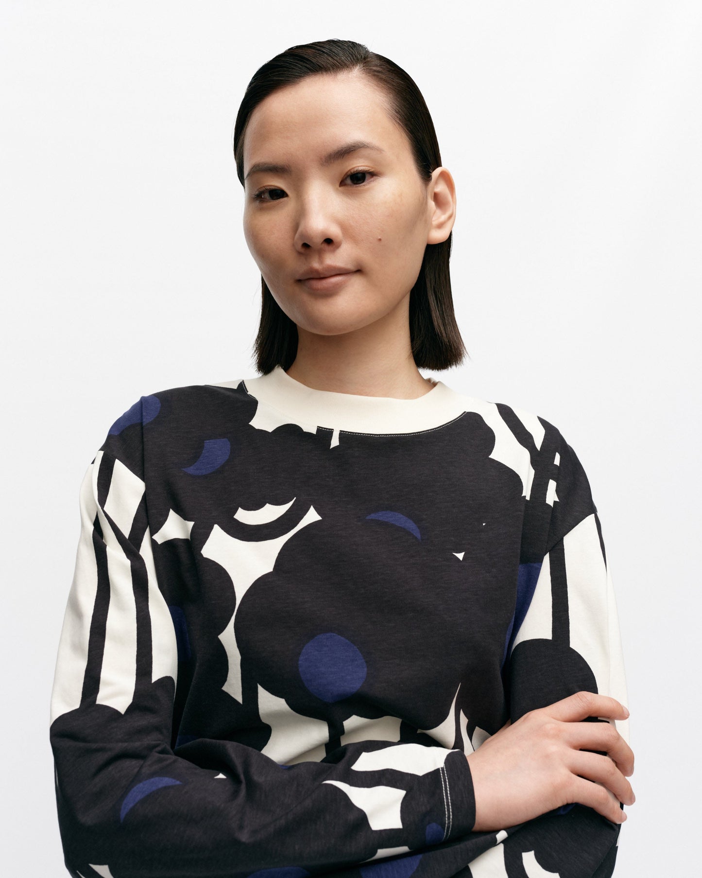 Valkea Lammet Jersey Top - Marimekko MY