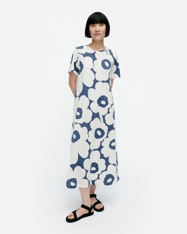 Pisteinen Unikko jersey dress