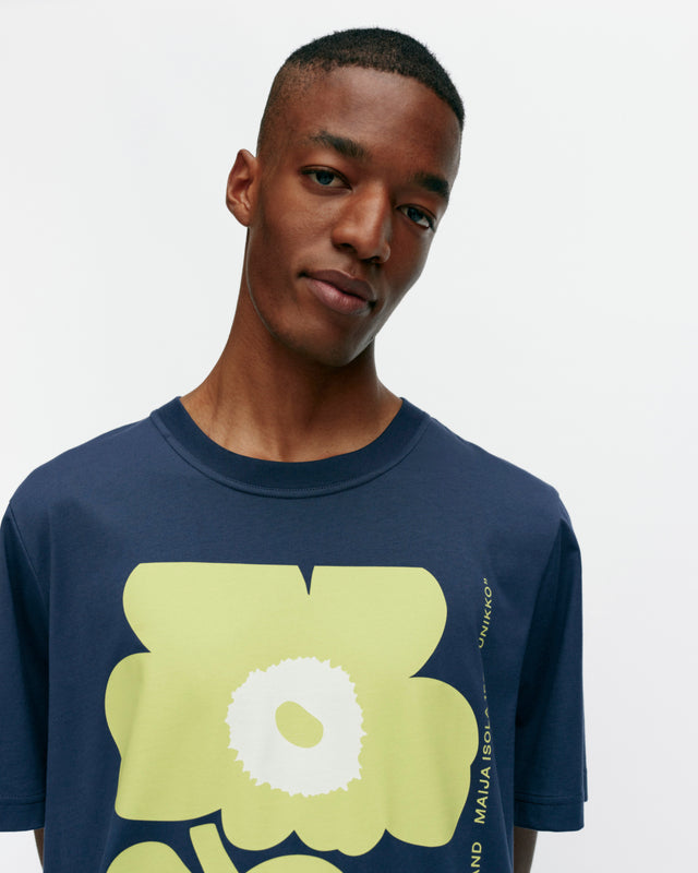 【24SS】marimekko マリメッコ/ Embla Unikko Placement Tシャツ セール】【kioski】Unikko / Embla Placement t-shirt（Tシャツ