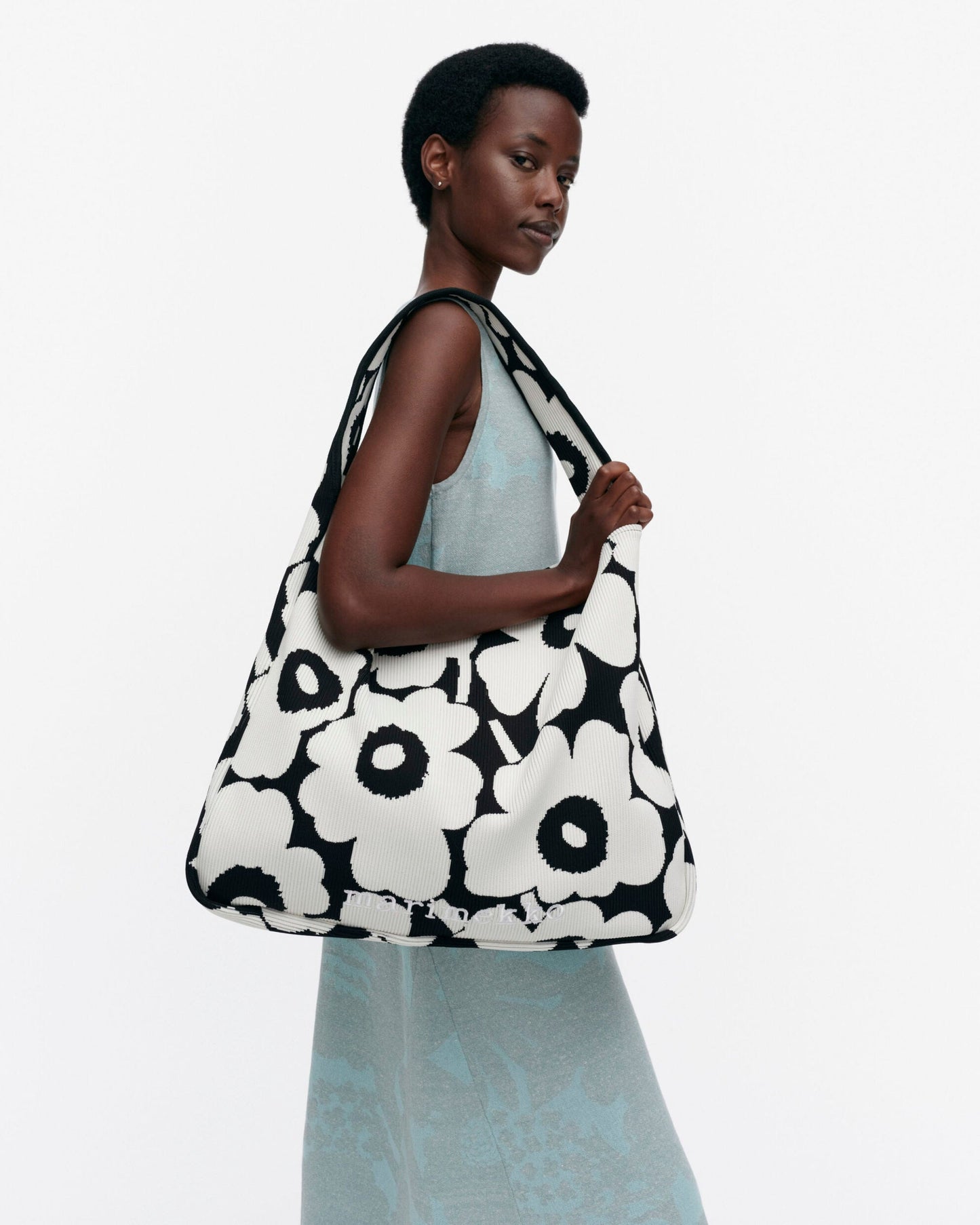 Knitted Bag Large Unikko Shoulder Bag