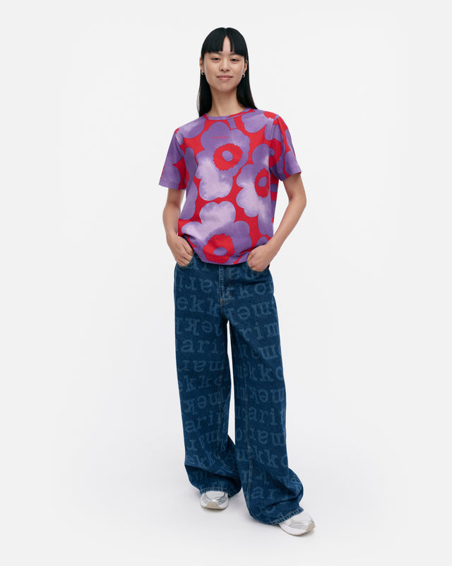 ♦︎ marimekko マリメッコ バンドカラー シャツ チュニック 36 セール】Referenssi tunic（チュニック）｜marimekko