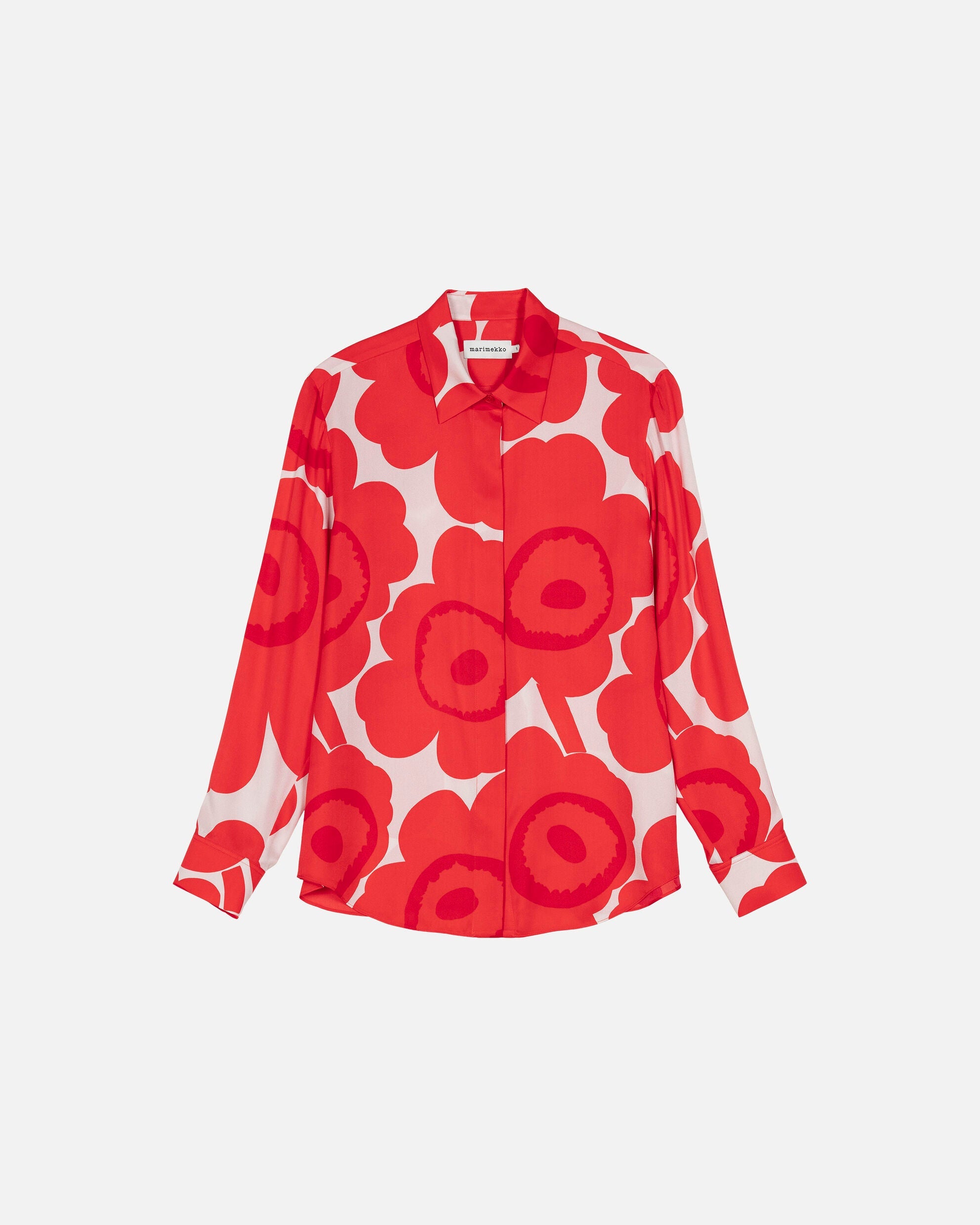 Maija Unikko Silk Shirt – Marimekko MY
