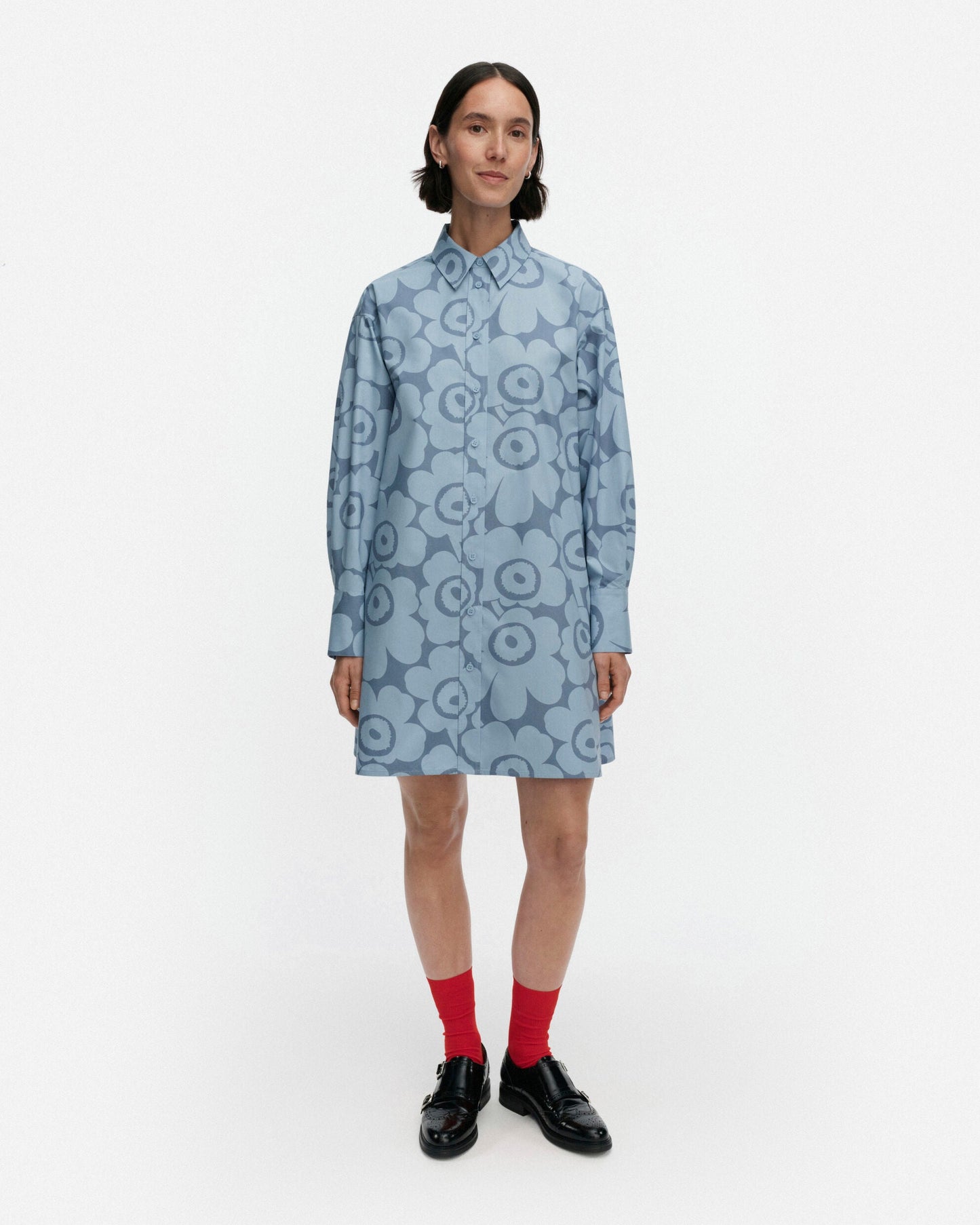 Kuvitelma Unikko Cotton Shirt Dress