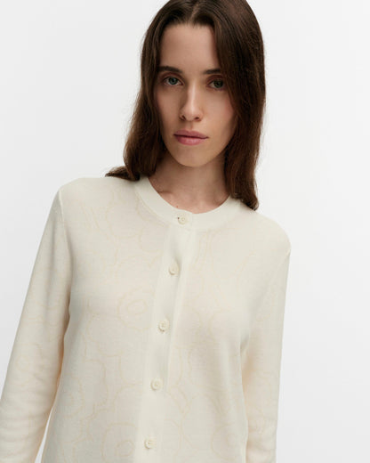 Toispual Piirto Unikko Knitted Cardigan