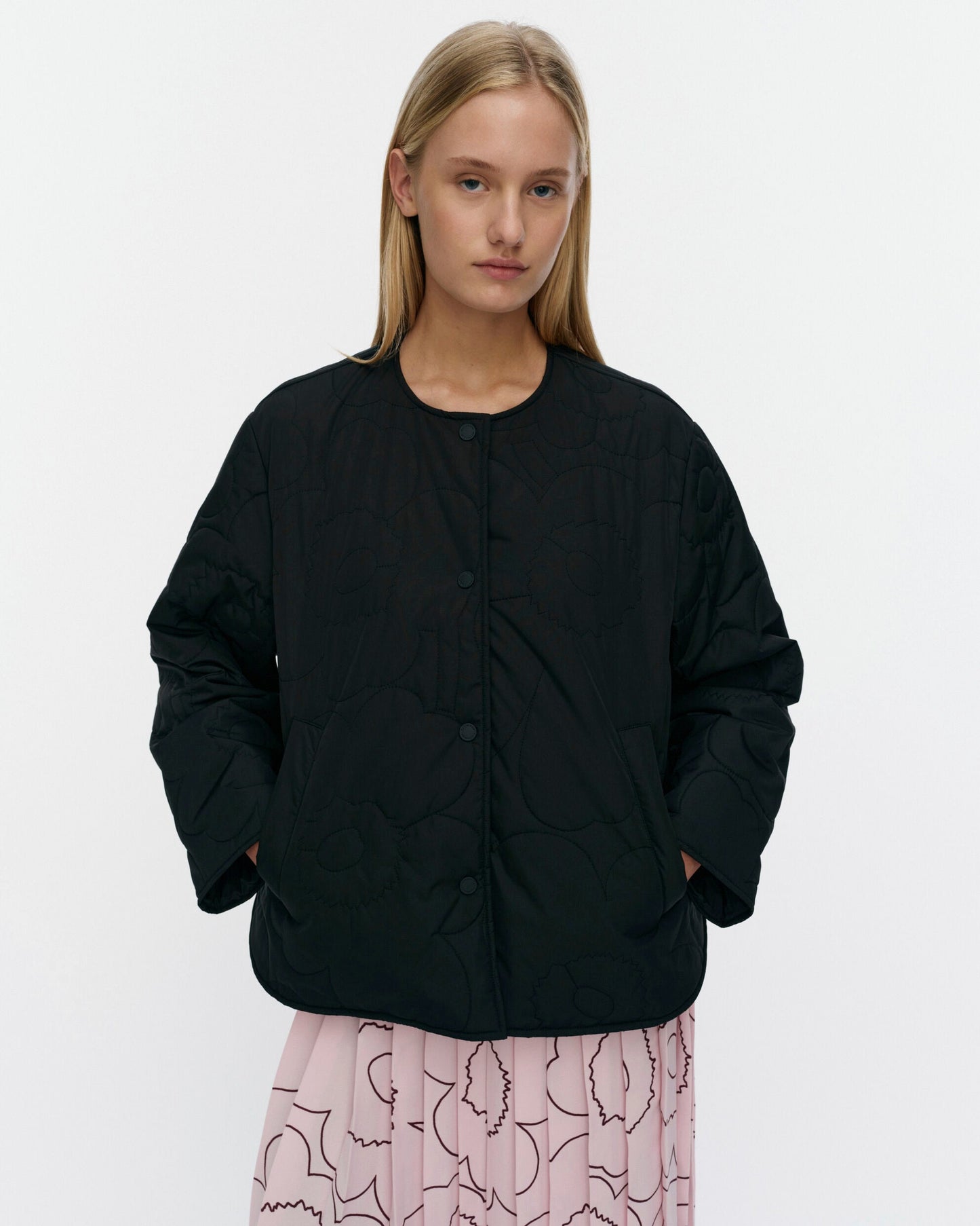 Kapseli Piirto Unikko Lightweight Padded Coat
