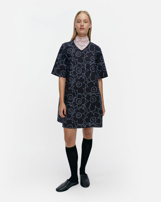 Kukkiva Piirto Unikko Dress