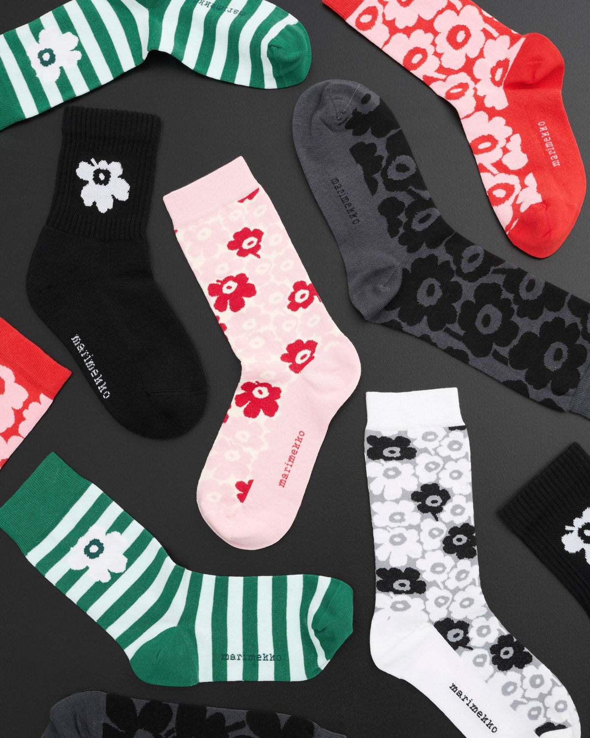 Linjaus Unikko Socks